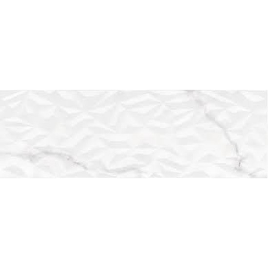 ΠΛΑΚΑΚΙ ΤΟΙΧΟΥ 31,6Χ90 CARARRA DECOR POLYGON 3D